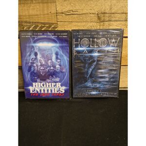 NEW Set of 2 Justen/Wes Faull DVDs- Higher Entities, Hollow Earth Chronicles